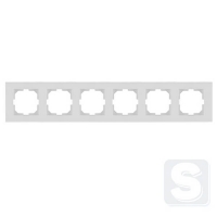 Рамка на 6 постов гориз\верт. монтаж Arvia Electric KAREN Белый (20 01 1000 026)